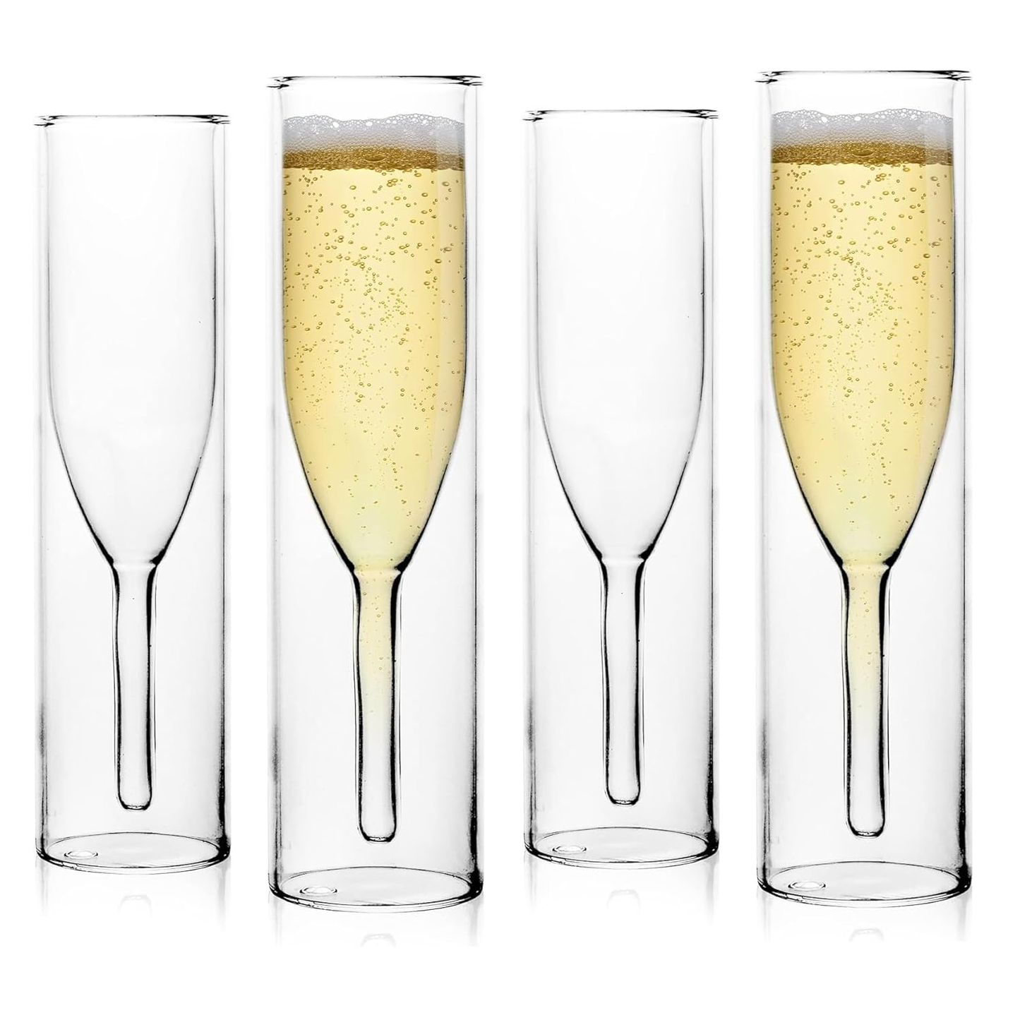 Double Wall Champagne Glass