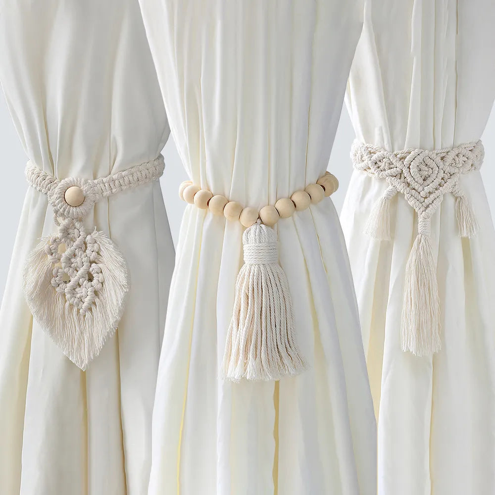 Bohemian Macramé Curtain Tieback