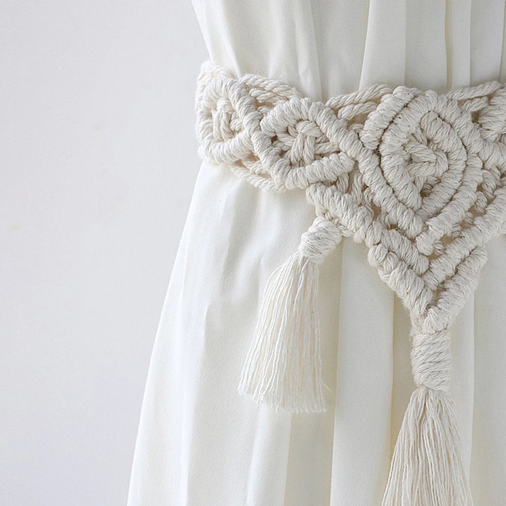 Bohemian Macramé Curtain Tieback