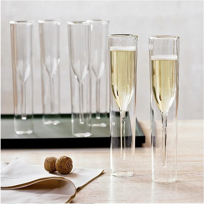 Double Wall Champagne Glass