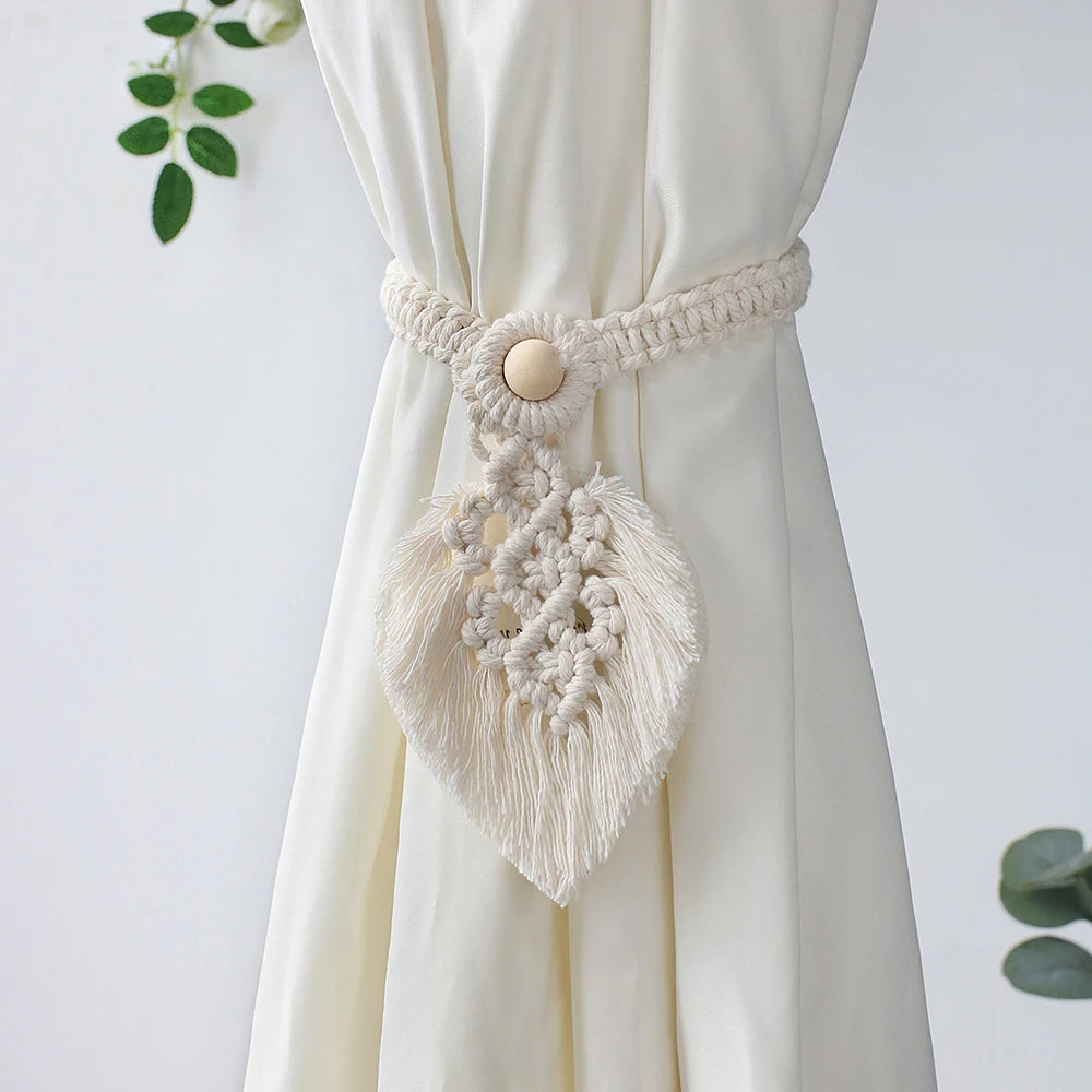 Bohemian Macramé Curtain Tieback