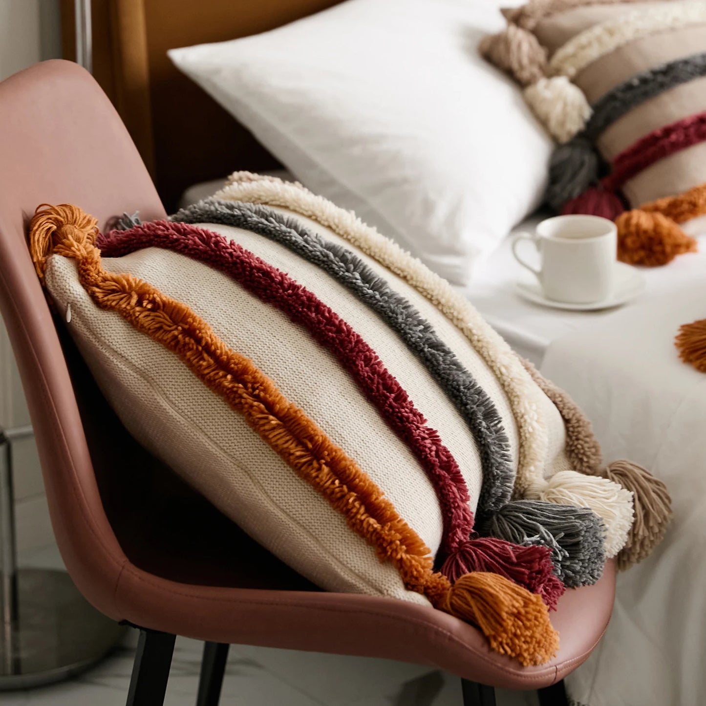 Bohemian Throw Pillow Cover