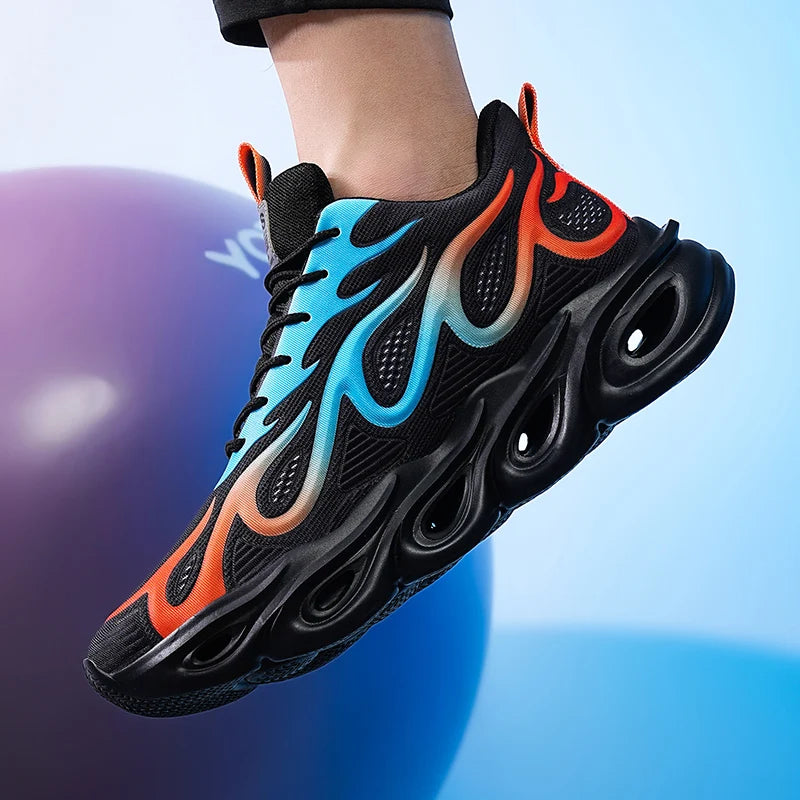 Flame-Inspired Sneaker