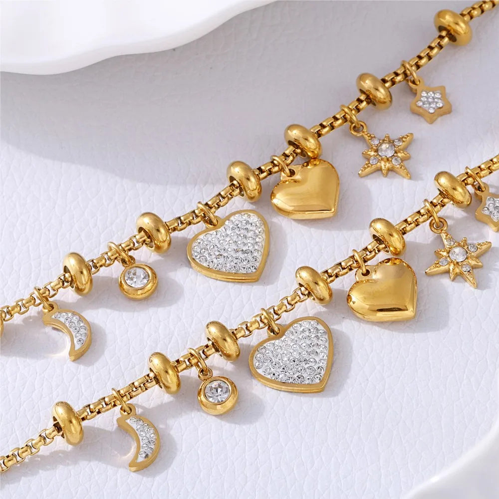 Heart Charm Bracelets