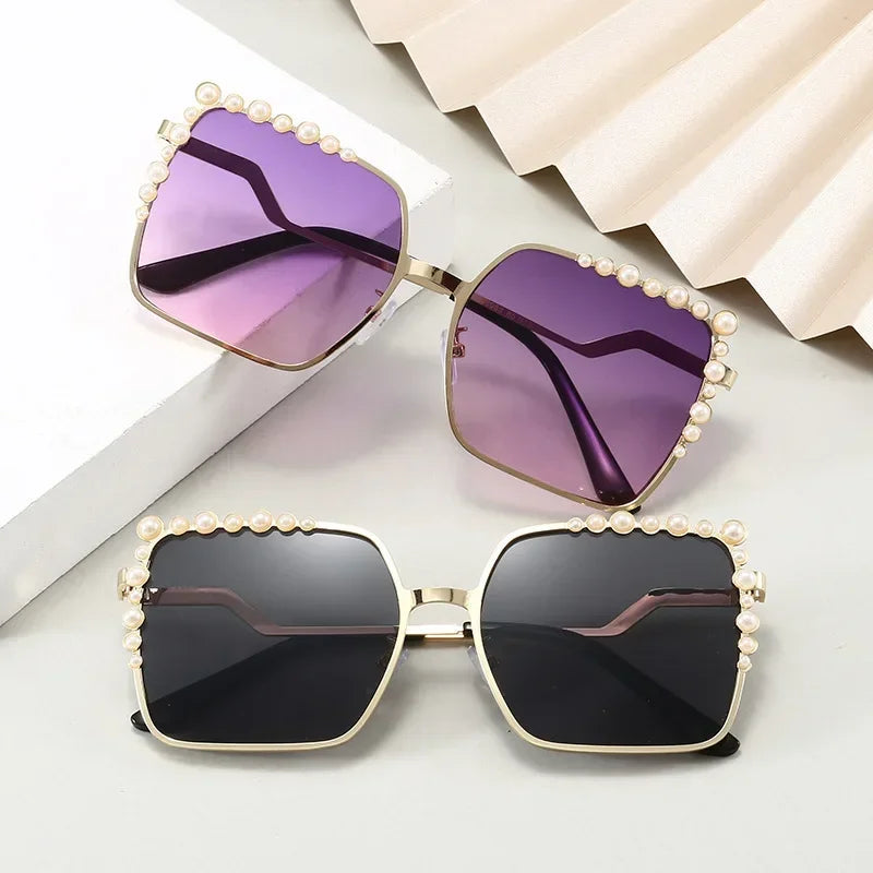 Square Pearls Sunglasses