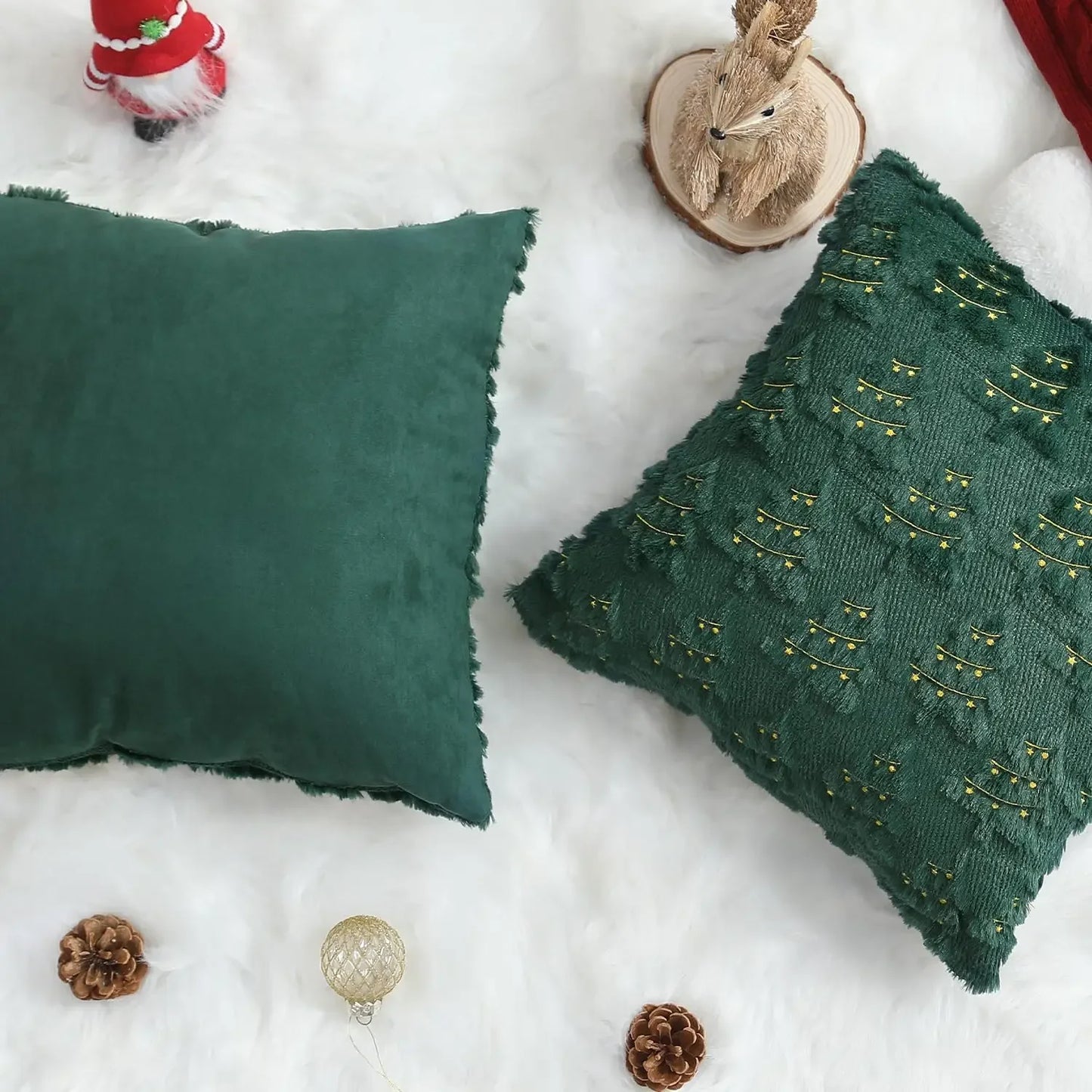 Festive Forest Pillow Cover
