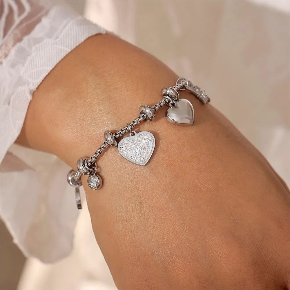 Heart Charm Bracelets