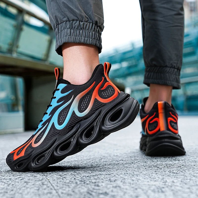 Flame-Inspired Sneaker