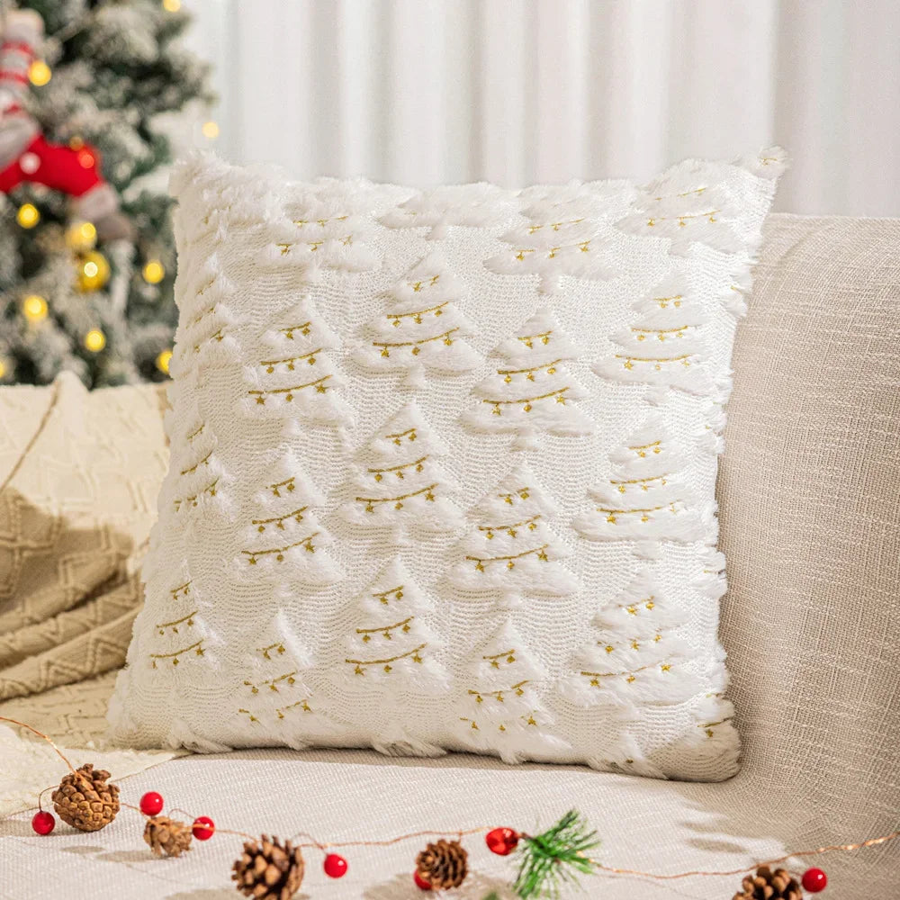 Festive Forest Pillow Cover