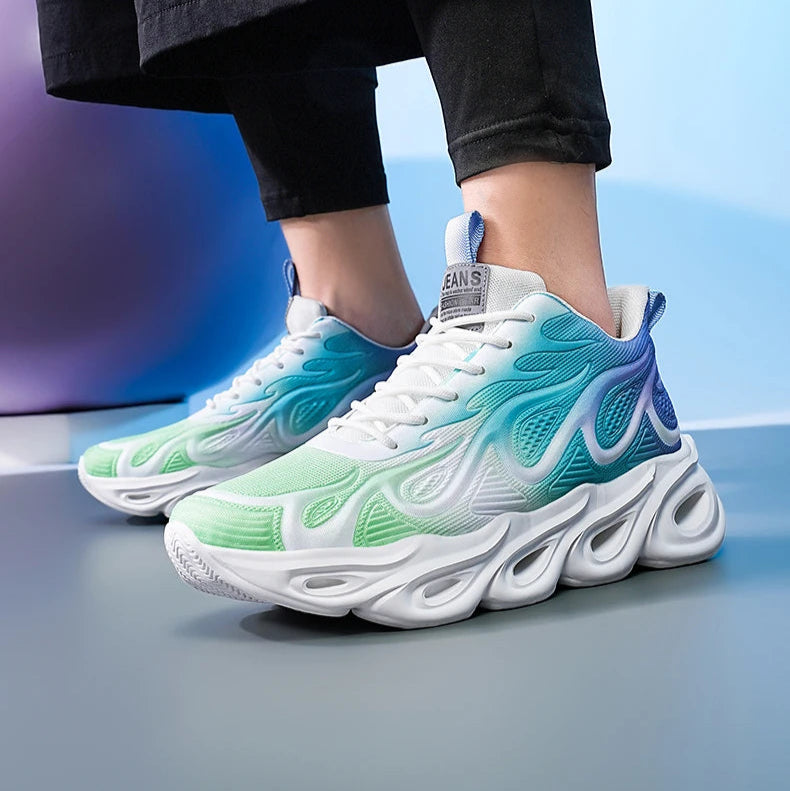 Flame-Inspired Sneaker