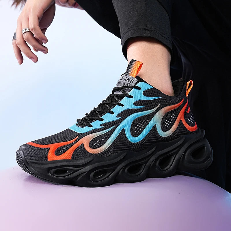 Flame-Inspired Sneaker