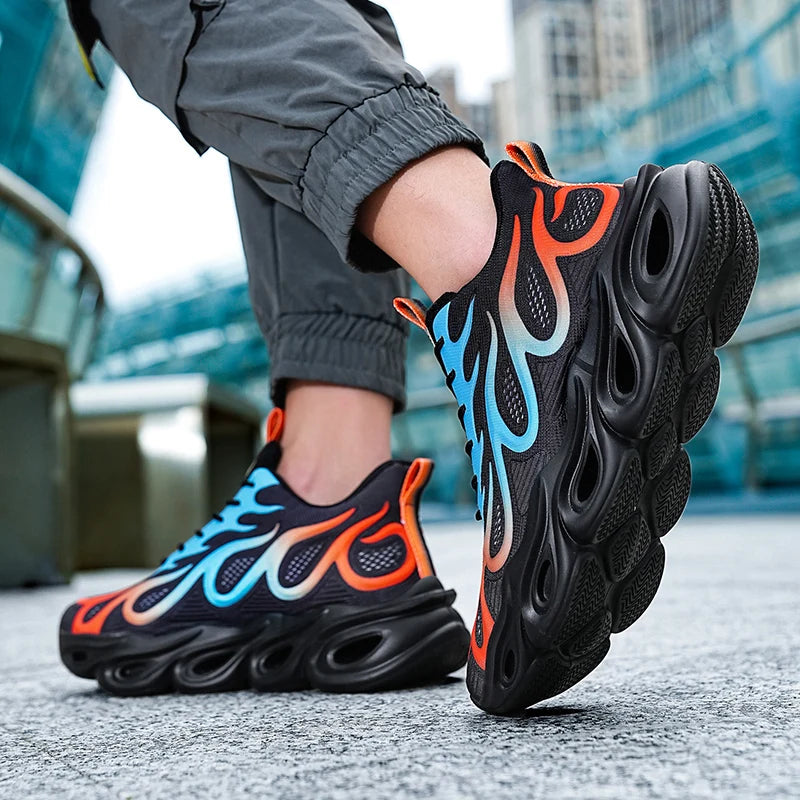 Flame-Inspired Sneaker