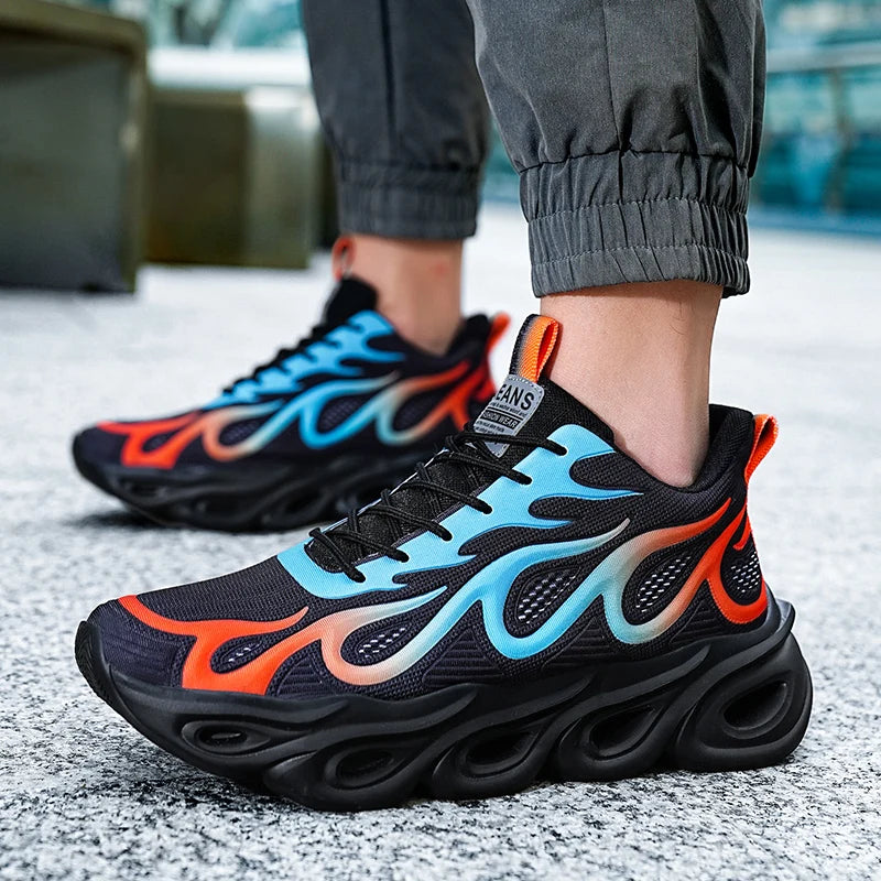 Flame-Inspired Sneaker