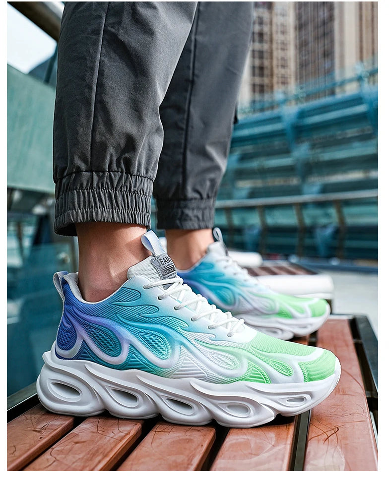 Flame-Inspired Sneaker