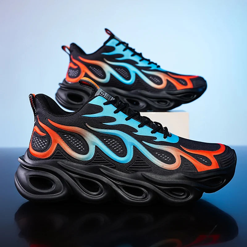 Flame-Inspired Sneaker