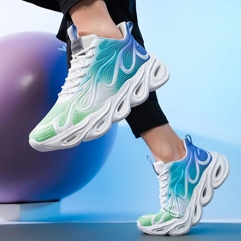Flame-Inspired Sneaker