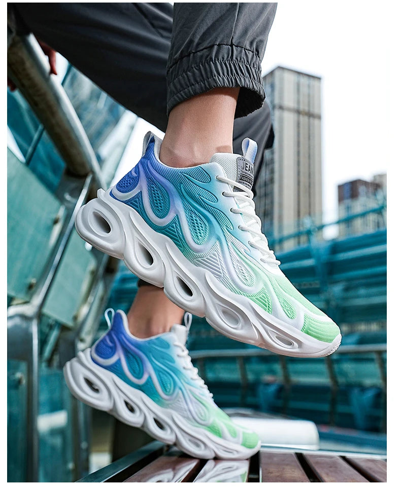 Flame-Inspired Sneaker