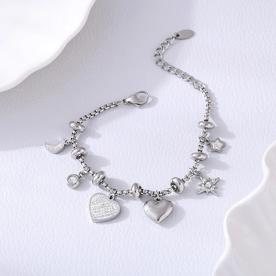 Heart Charm Bracelets