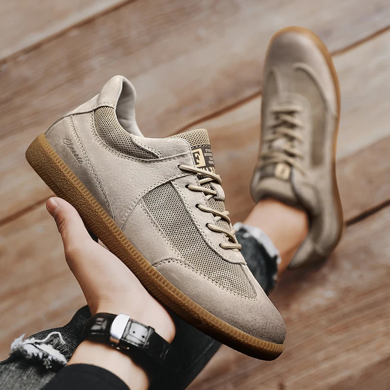 Suede Leather Sneakers