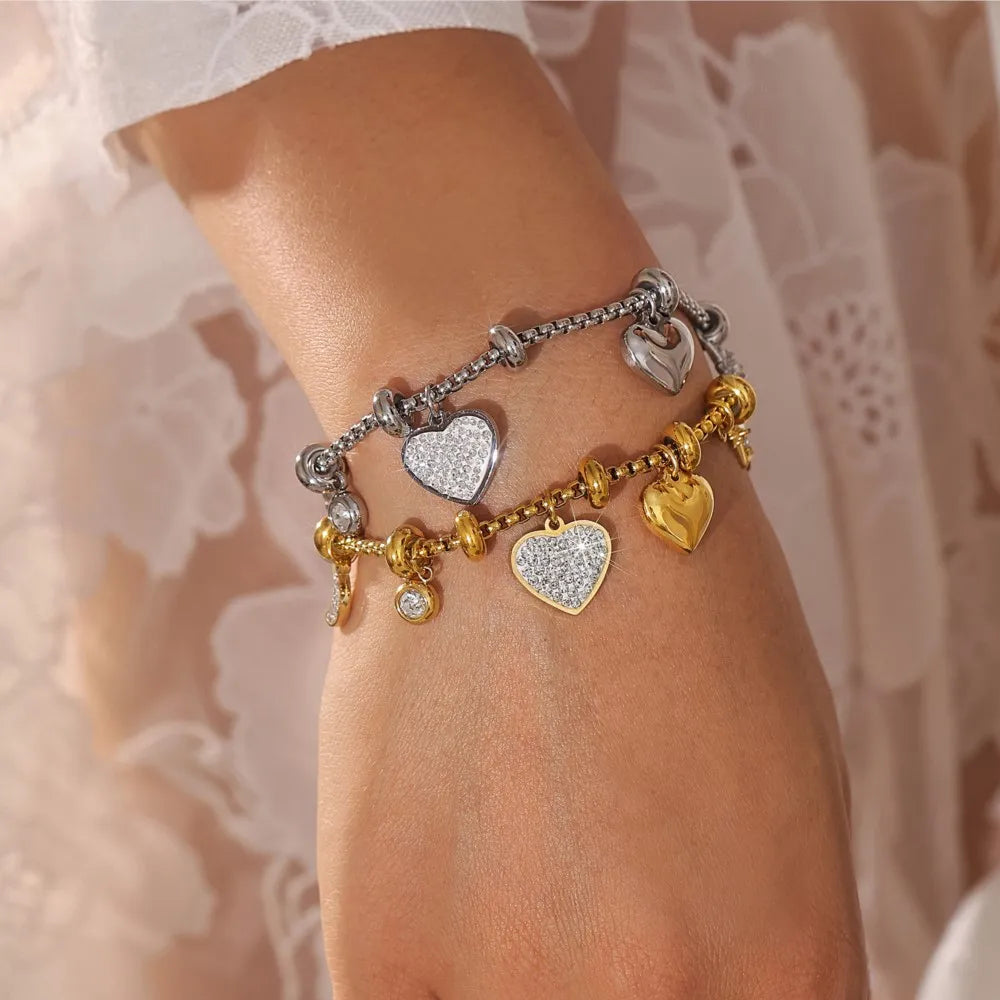 Heart Charm Bracelets