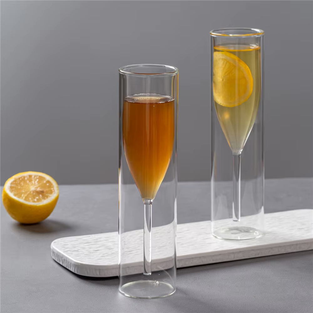 Double Wall Champagne Glass