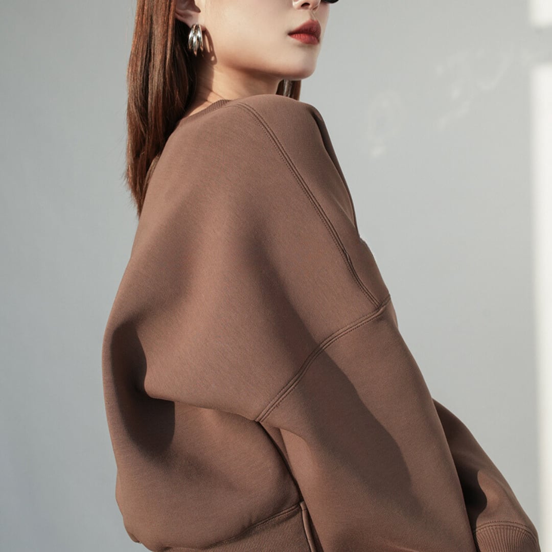 Ava Buckle Belt Sweatshirt