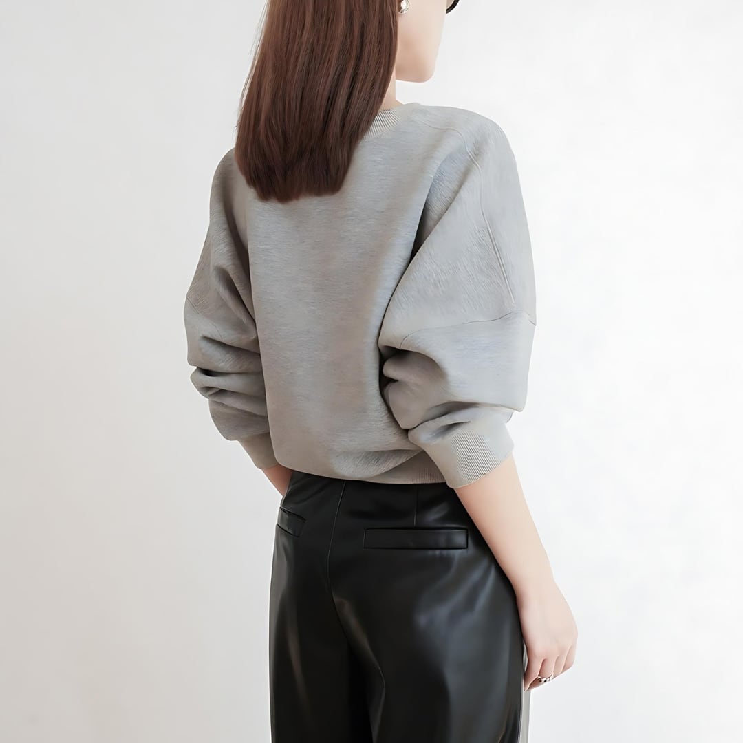 Ava Buckle Belt Sweatshirt