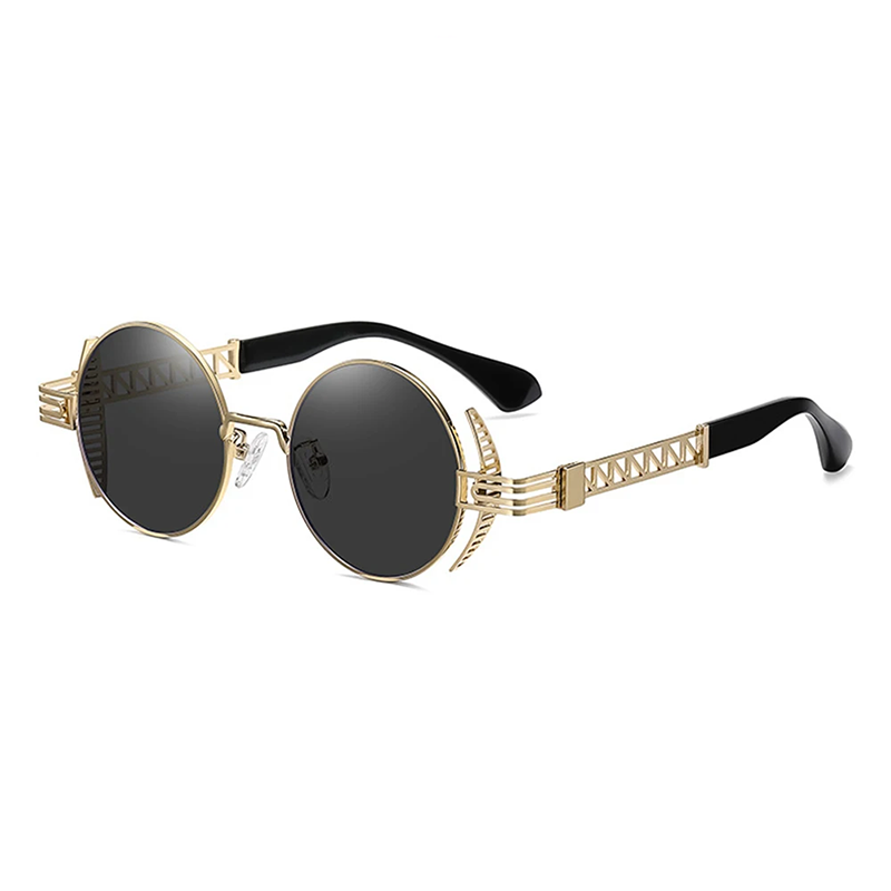 Hollow Round Sunglasses