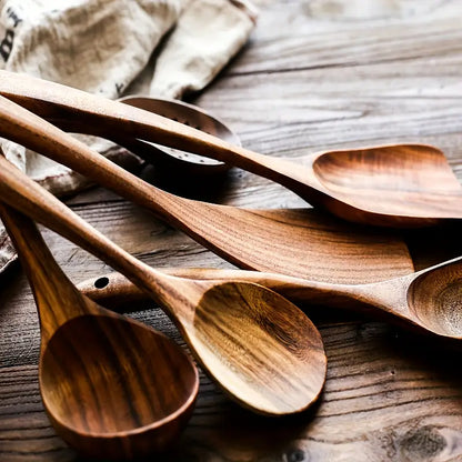 Atlas Wooden Kitchen Utensil Set