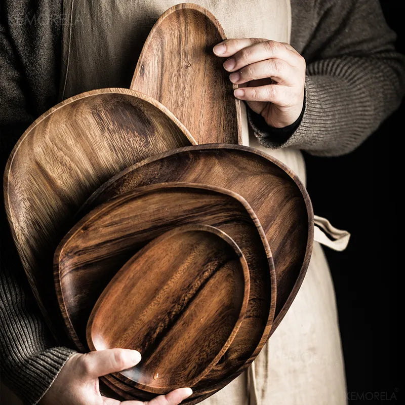 Sera Wooden Plates Set