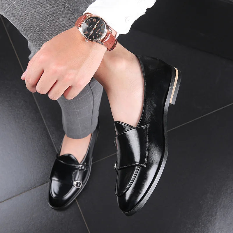 Cap Toe Monk Strap Loafer