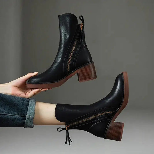 Block Heel Bootie