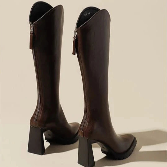 Knee High Pointed Toe Boot