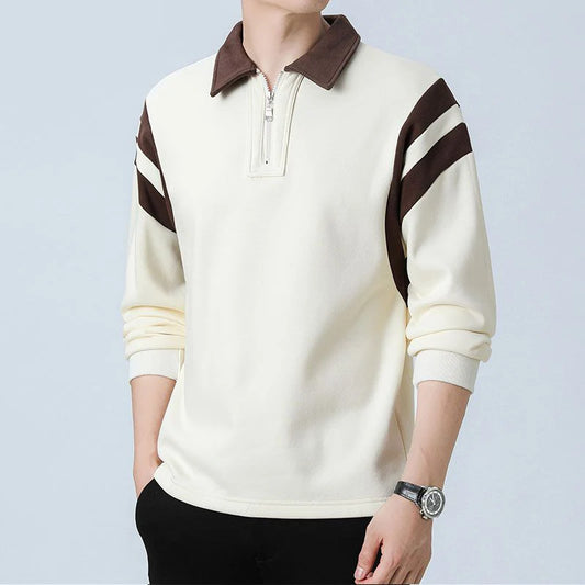 Quarter Zip Polo Sweater