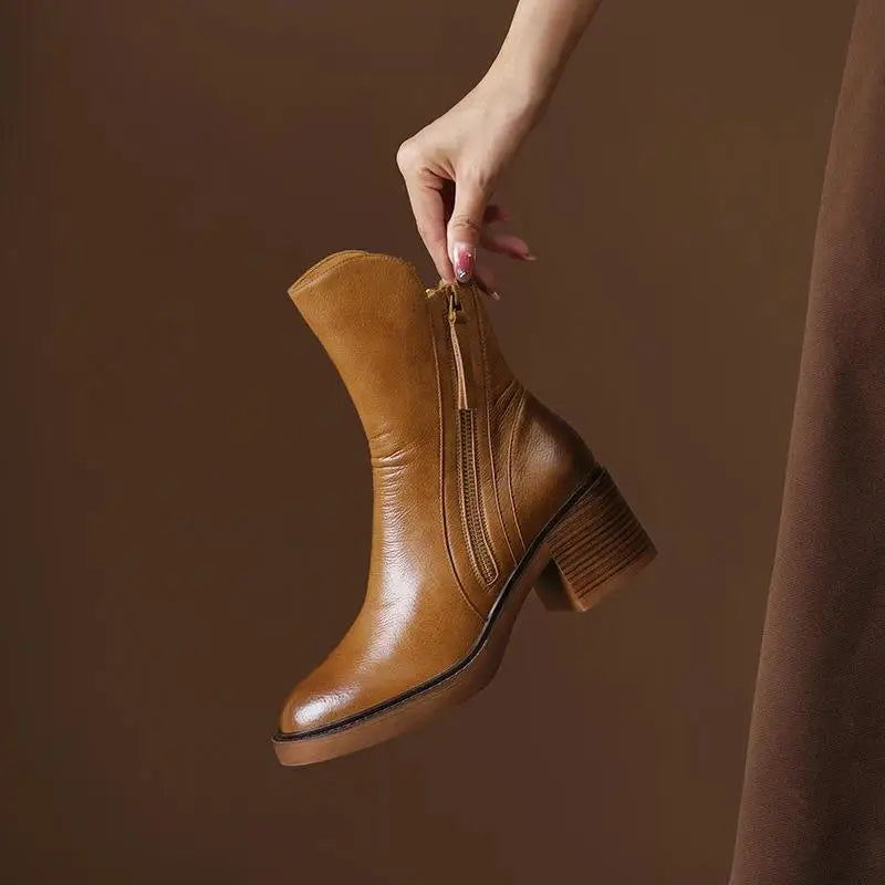 Block Heel Bootie