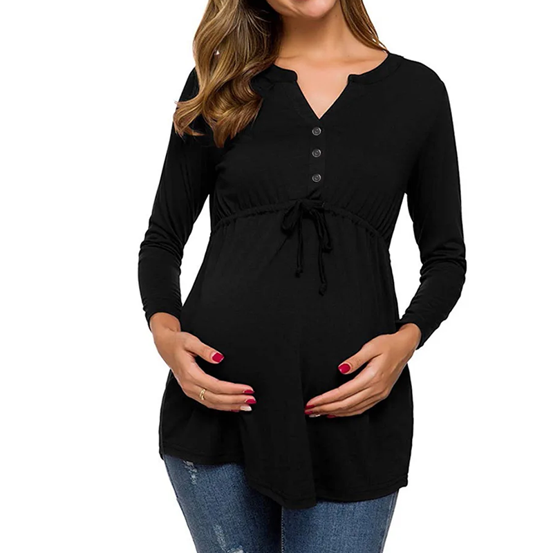 Kaia Cotton Maternity & Nursing Blouse