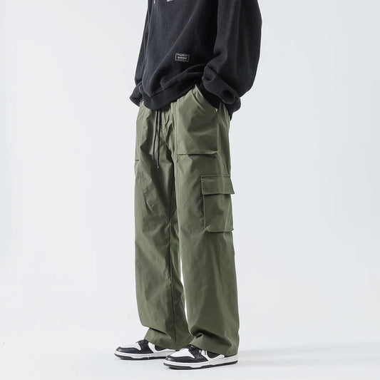 Drawstring Cargo Pants