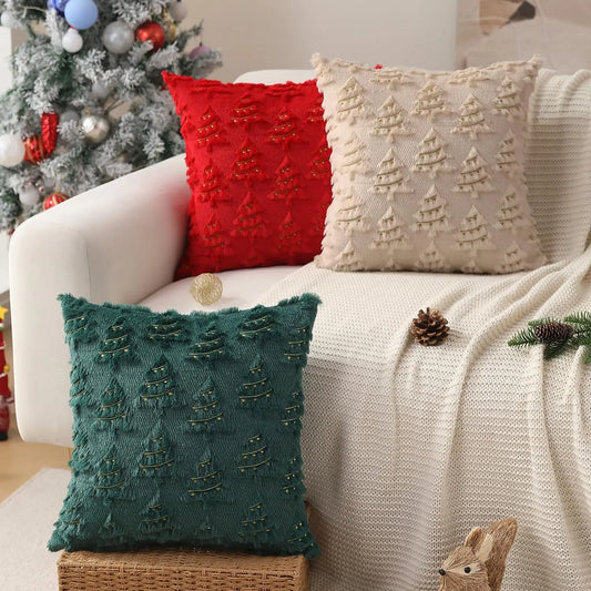 Festive Forest Pillow Cover