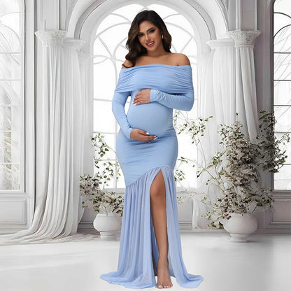 Amara Soft-Drape Maternity Gown