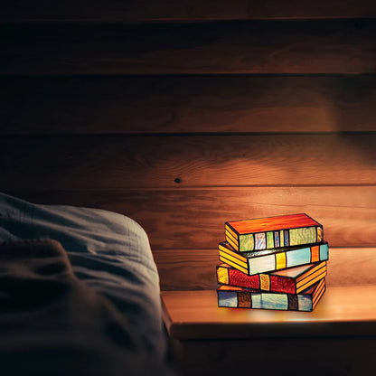 Stacked Books Night Lamp