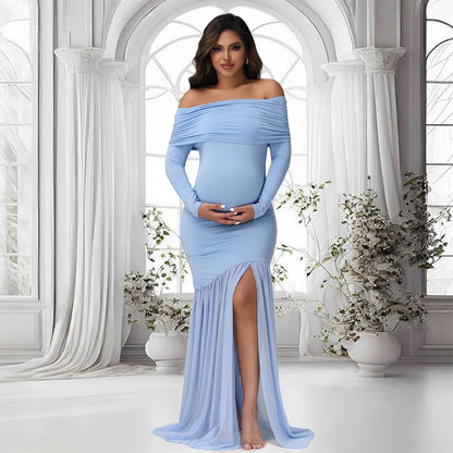 Amara Soft-Drape Maternity Gown