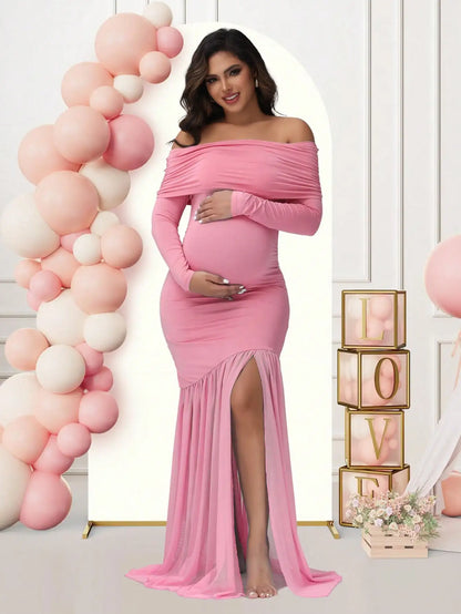 Amara Soft-Drape Maternity Gown