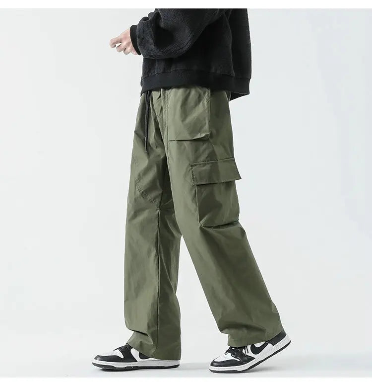 Drawstring Cargo Pants