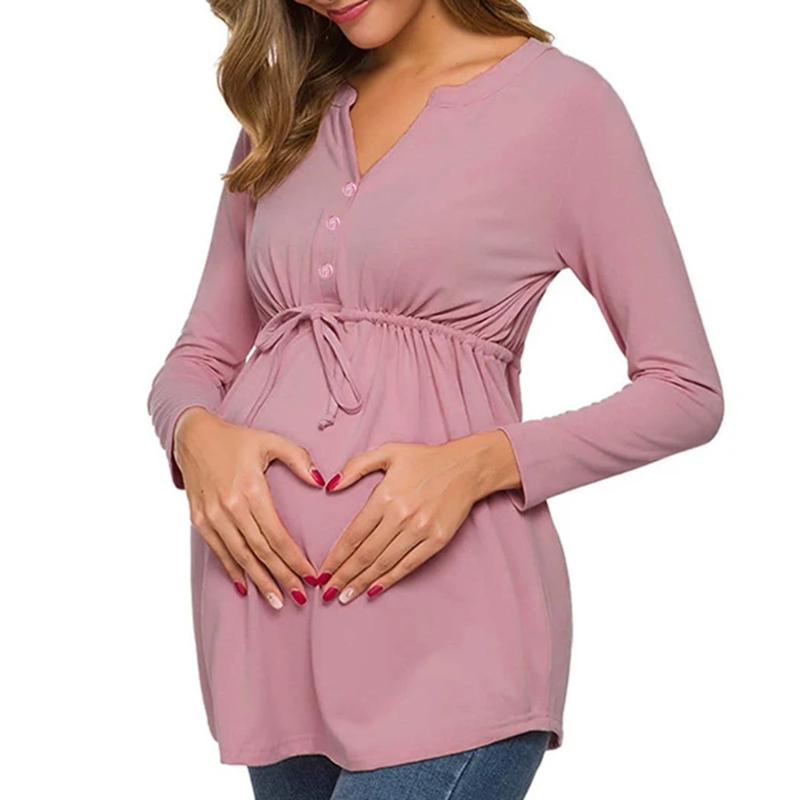 Kaia Cotton Maternity & Nursing Blouse