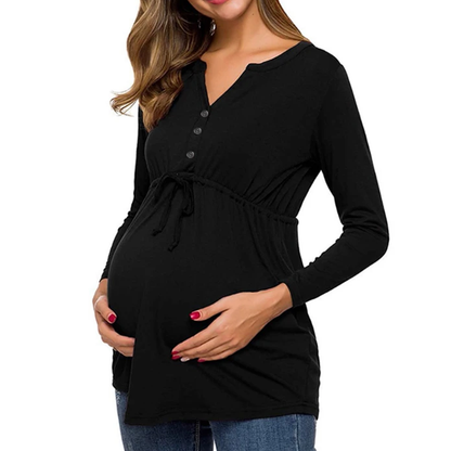 Kaia Cotton Maternity & Nursing Blouse