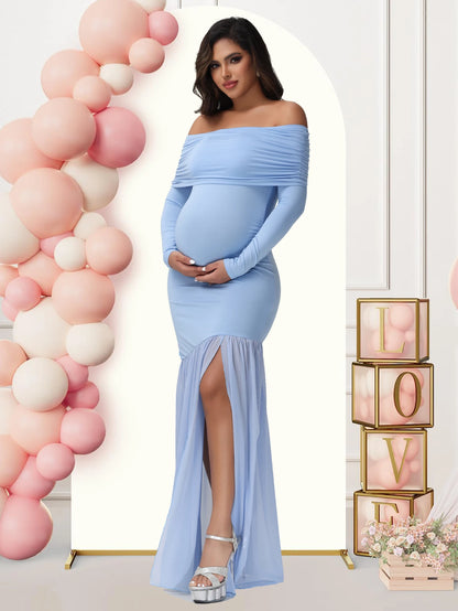 Amara Soft-Drape Maternity Gown