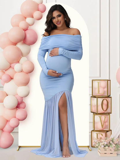 Amara Soft-Drape Maternity Gown