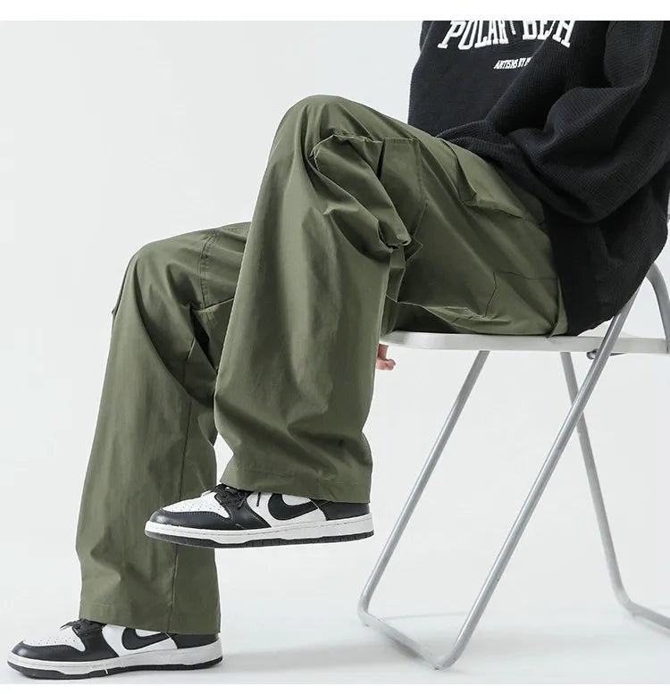 Drawstring Cargo Pants