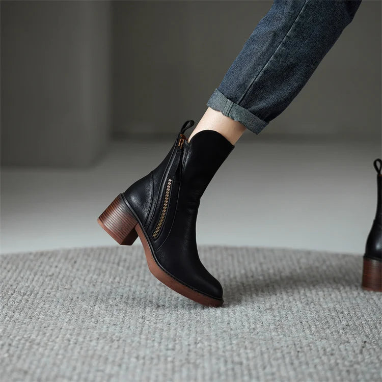 Block Heel Bootie