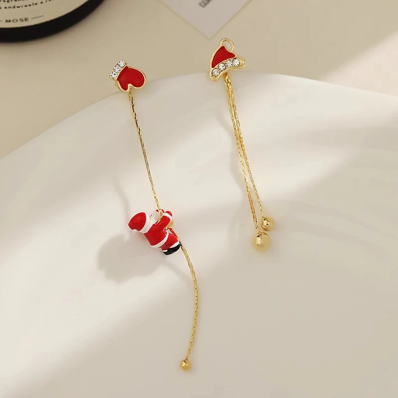 Santa’s Festive Drop Earrings